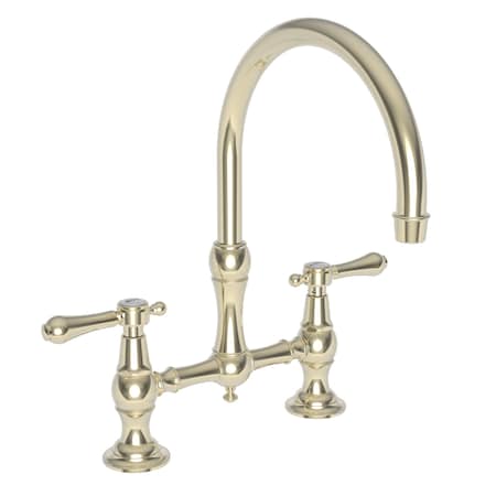 Newport Brass Kitchen Bridge Faucet in French Gold (Pvd) 9457-24A